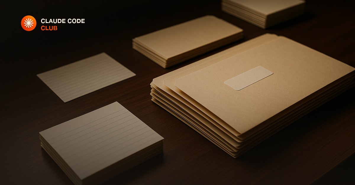 A minimalist desk scene with a stack of labeled folders in different tones, soft directional light, calm and organized mood